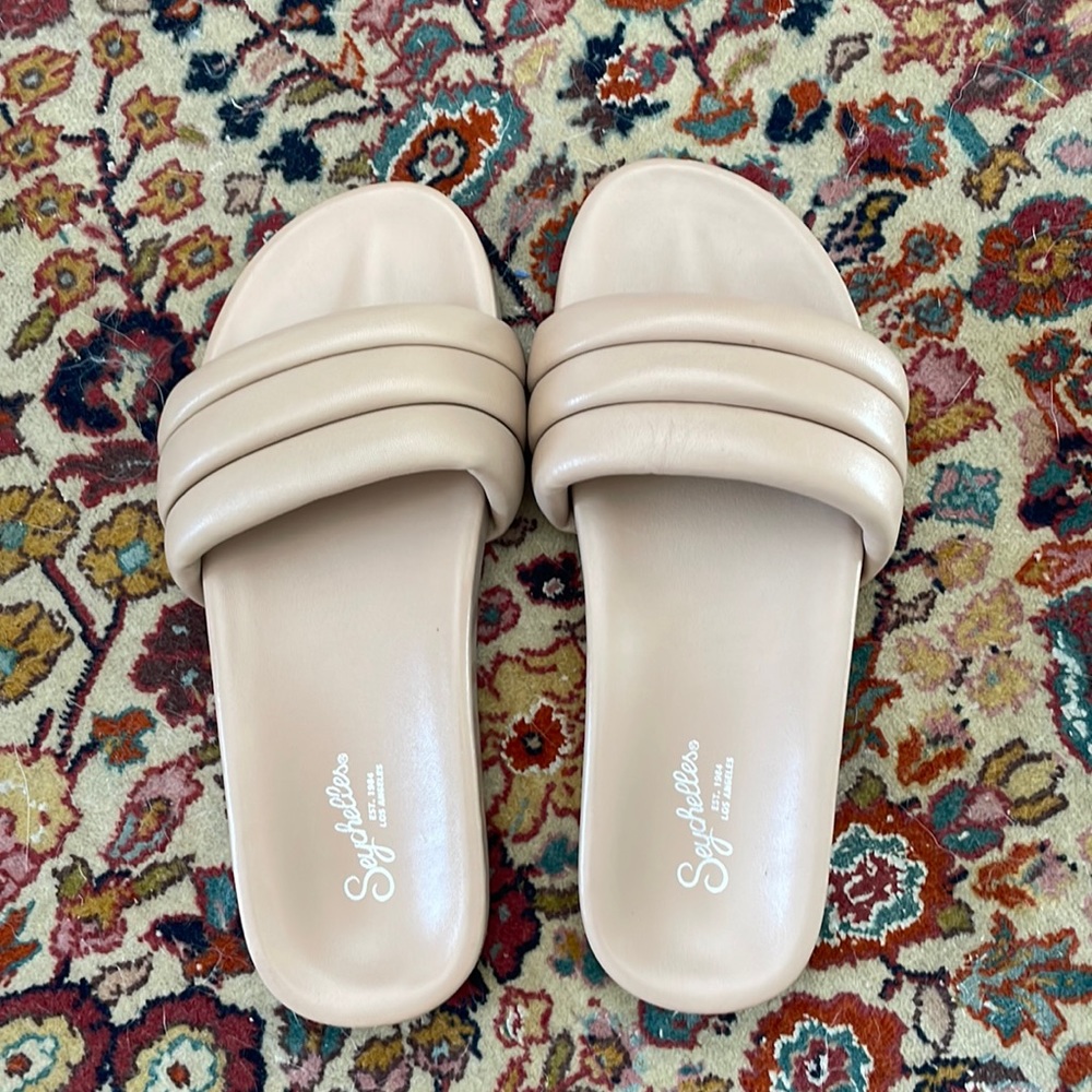 Seychelles Sandalias 8 Natural leather NEW